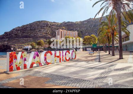 Machico la deuxième plus grande ville et station balnéaire sur l'île portugaise de Madère Banque D'Images