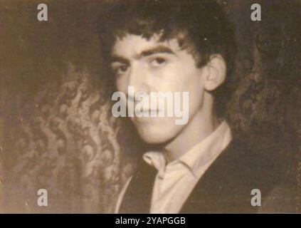 George Harrison des Beatles at Home, 1963 Banque D'Images