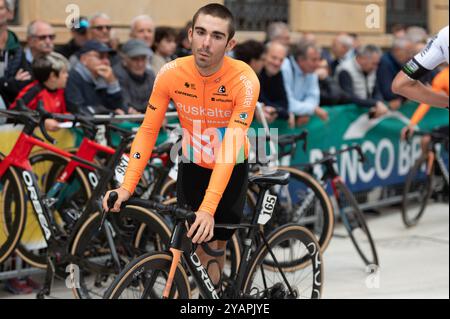 Iker Mintegi, Euskaltel - Euskadi pendant la Coppa Bernocchi, course de Street Cycling à Legnano, Italie, 07 octobre 2024 Banque D'Images