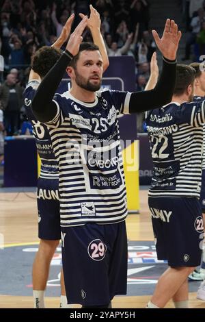 29 Youenn Cardinal de Cesson Rennes Métropole Handball lors du championnat de France, match de handball Liqui Moly Starligue entre Cesson-Rennes et Fenis Toulouse le 12 octobre 2024 au Glaz Arena de Cesson-Sévigné, France - photo Laurent Lairys / DPPI Banque D'Images