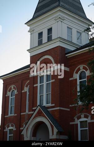 Hargis Hall près de Samford Lawn, côté est, Auburn, Alabama Banque D'Images