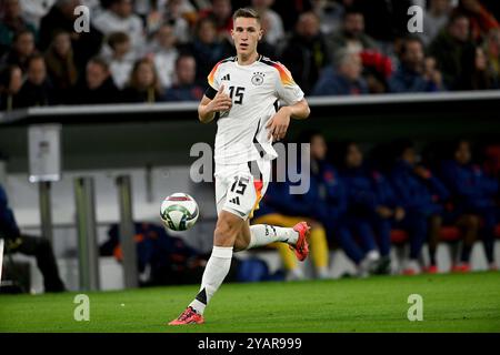 Fussball ; saison 2024/2025, saison 2024/25, UEFA Nations League, 4.Spieltag, journée 4 ; Deutschland gegen Niederlande AM 14.10.2024 à München. UBz : 15 Nico Schlotterbeck, Deutschland. Banque D'Images