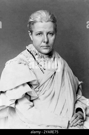 Annie Besant. Portrait de la militante britannique des droits des femmes, Annie Besant (née Wood ; 1847-1933), c. 1897 Banque D'Images