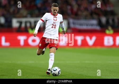 Varsovie, Pologne. 13 octobre 2024. Sebastian Szymanski de Pologne lors du match de football de la Ligue des Nations de l'UEFA, Ligue A, Groupe A1 entre la Pologne et la Croatie le 15 octobre 2024 au stade PGE Narodowy à Varsovie, Pologne - photo Piotr Matusewicz/DPPI crédit : DPPI Media/Alamy Live News Banque D'Images