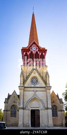 Cabourg, Colleville-sur-mer, France, Eglise Saint-Michel de Cabourg, éditorial exclusif. Banque D'Images