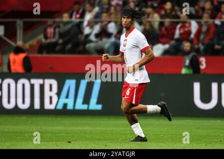 Varsovie, Pologne. 15 octobre 2024. Football 2024 2025 UEFA Nations League Pologne vs Croatie op : MAXIMILLIAN OYEDELE crédit : Konrad Swierad/Alamy Live News Banque D'Images