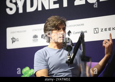 Sydney, Australie. 16 octobre 2024 : SXSW Sydney. Sur la photo : « mieux qu’hier » avec Osher Günsberg et Allegra Spender. Crédit : Richard Milnes/Alamy Live Banque D'Images