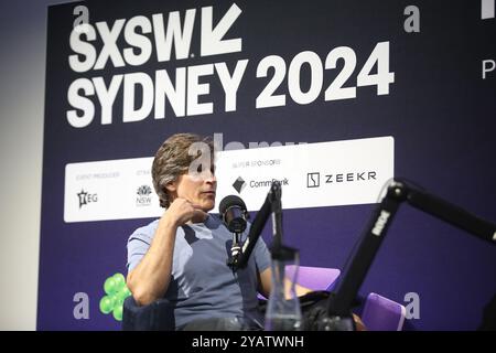 Sydney, Australie. 16 octobre 2024 : SXSW Sydney. Sur la photo : « mieux qu’hier » avec Osher Günsberg et Allegra Spender. Crédit : Richard Milnes/Alamy Live Banque D'Images