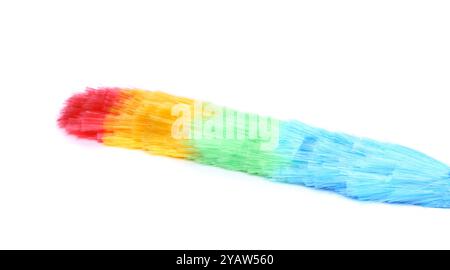 Couleurs douces duster avec manche plastique close-up Banque D'Images