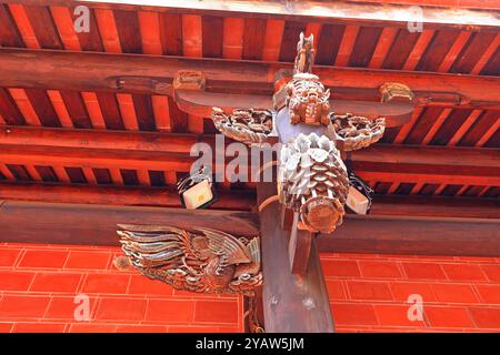 Jardin familial Wufeng Lin avec manoir élégant et architectures de jardin chinois classiques dans le quartier de Wufeng, Taichung, Taiwan Banque D'Images