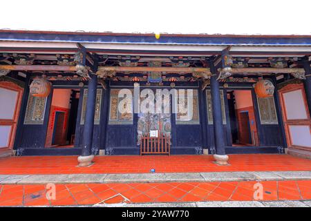 Jardin familial Wufeng Lin avec manoir élégant et architectures de jardin chinois classiques dans le quartier de Wufeng, Taichung, Taiwan Banque D'Images