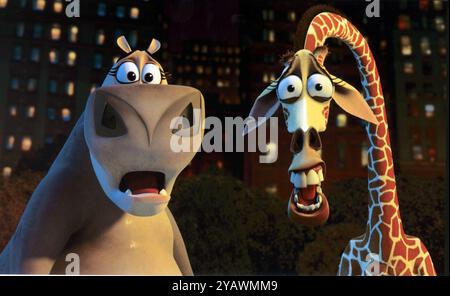 Madagascar année : 2005 - USA réalisateurs : Eric Darnell, Tom McGrath animation restreinte à un usage éditorial. Voir légende pour plus d'informations sur les restrictions. Il est interdit de reproduire la photographie hors contexte de la promotion du film. Il doit être crédité à la Société cinématographique et/ou au photographe désigné ou autorisé par/autorisé sur le plateau par la Société cinématographique. Réservé à un usage éditorial. Photo12 n'accorde pas de droits de publicité aux personnes représentées. Crédit : Photo12/7e Art/DreamWorks SKG Banque D'Images