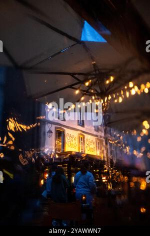 Le restaurant Café de l'Ouest dans la vieille ville de Saint-Malo dans le département d'Ille-et-Vilaine en Bretagne le 3 juin 2022. Le Banque D'Images