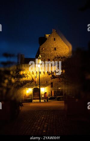 Hôtel de ville, Château de la Duchesse Anne, dans la vieille ville de Saint-Malo dans le département d'Ille-et-Vilaine en Bretagne le 3 juin Banque D'Images