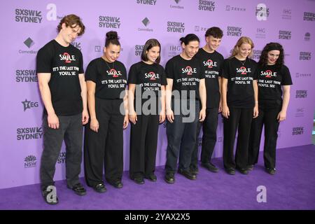 Sydney, Australie. 16 octobre 2024 : TBC assiste à la première australienne de SMILE 2 au Darling Harbour Theatre, ICC. Crédit : Richard Milnes/Alamy Live News Banque D'Images