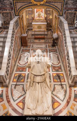 Basilique Sainte-Marie majeure intérieur. Basilique paléochrétienne. Rome, Italie Banque D'Images
