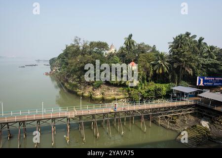 L'Inde, le Bengale occidental, Calcutta, Hughli river Banque D'Images