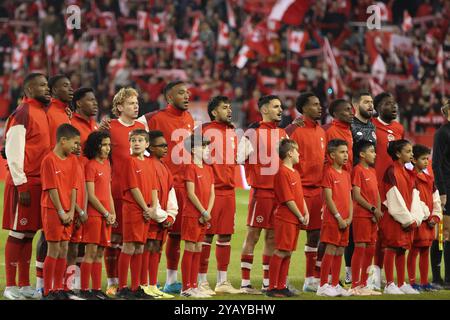 Toronto, Canada. 15 octobre 2024. Toronto, Ontario, Canada, 15 octobre 2024, équipe Canada s’alignera au match amical international entre équipe Canada et Panama au terrain BMO. (Photo de Indrawan Kumala/Sipa USA) crédit : Sipa USA/Alamy Live News Banque D'Images