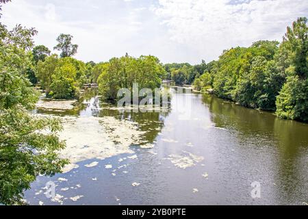 Rivière le Thouet près de Montreuil-Bellay Banque D'Images