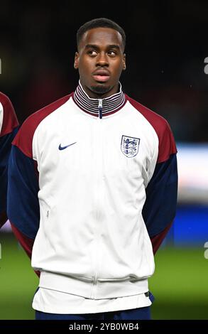 Ashton Gate, Bristol, Royaume-Uni. 15 octobre 2024. Euro 2025 Groupe F qualifier Football, Angleterre U21s versus Azerbaïdjan U21s ; Jamie Gittens of England crédit : action plus Sports/Alamy Live News Banque D'Images