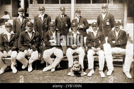 CRICKET ANGLAIS - L'équipe M C C XI dans les Antilles 1925-1926.j Banque D'Images