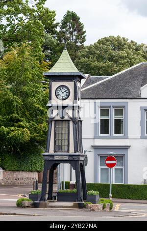 Murray Square Clock, Tillicoultry, Écosse Banque D'Images