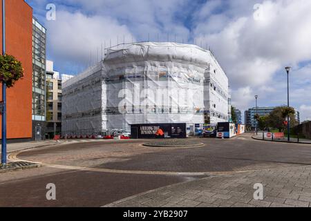 Le réaménagement du bâtiment One Friary de Bristol fournira des bureaux à Temple Quay de Bristol, ville de Bristol, Angleterre, Royaume-Uni Banque D'Images