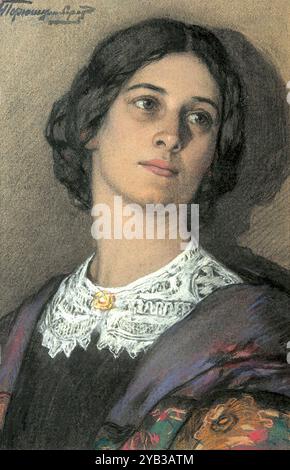 Goriushkin-Sorokopudov, Ivan Silych - Portrait féminin 2 Banque D'Images