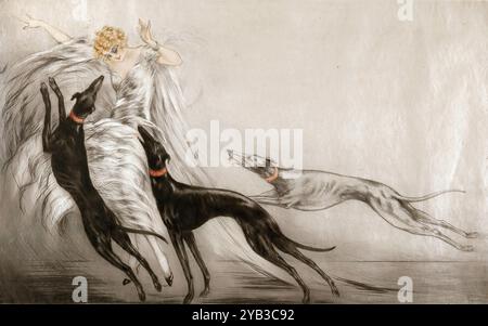 Icart, Louis - Coursing II Banque D'Images