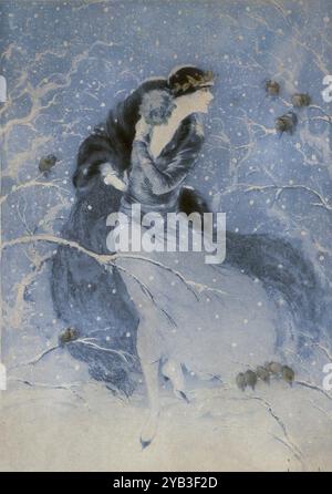 Icart, Louis - bouquet d'hiver Banque D'Images