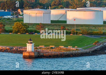 Bug Lighthouse, Portland, Maine, États-Unis Banque D'Images