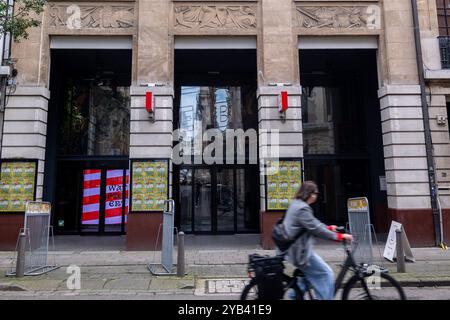 Anvers, Belgique. 16 octobre 2024. Vue extérieure de la salle de concert Arenberg à Anvers, mercredi 16 octobre 2024. BELGA PHOTO WARD VANDAEL crédit : Belga News Agency/Alamy Live News Banque D'Images