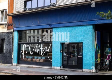 Anvers, Belgique. 16 octobre 2024. Vue extérieure du centre artistique Monty à Anvers, mercredi 16 octobre 2024. BELGA PHOTO WARD VANDAEL crédit : Belga News Agency/Alamy Live News Banque D'Images