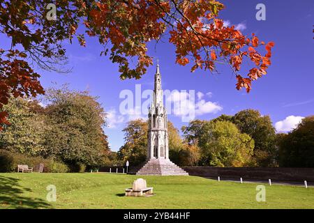 Le Pomnik en Sledmere, Monument à Sir tatton sykes Banque D'Images