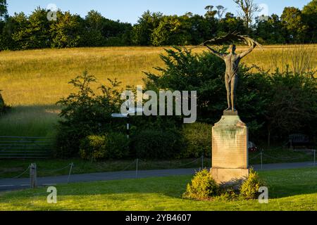 Le mémorial de guerre de Stansted Kent conçu par Alajos Strobl (1856 C 1926) Banque D'Images