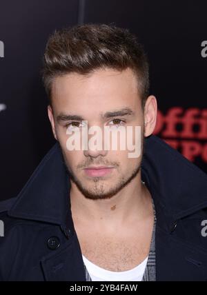 New York, États-Unis. 16 octobre 2024. Liam Payne, chanteur One Direction, 31 ans, a été retrouvé mort après être tombé du troisième étage de l'hôtel à Buenos Aires, Argentine, le 16 octobre 2024.---------------------------------------------------------- 26 août 2013 New York City, NY. Liam Payne, One Direction 'One Direction : This Is US' New York première au Ziegfeld Theatre © Tammie Arroyo/AFF-USA. Crédit COM : AFF/Alamy Live News Banque D'Images