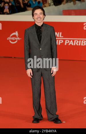 Rome, Italie. 16 octobre 2024. Diodato assiste au tapis rouge de la cérémonie d'ouverture du Rome film Fest 2024 à l'Auditorium Parco della Musica. Crédit : SOPA images Limited/Alamy Live News Banque D'Images