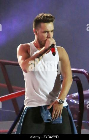 ROYAUME-UNI. 16 octobre 2024. Photo Liam Payne une direction du spectacle britannique Liam Payne est mort après être tombé du troisième étage d'un hôtel à Buenos Aires, selon les autorités locales. Il avait 31 ans. Date de la photo : mercredi 16 octobre 2024. Crédit : Glamourstock/Alamy Live News Banque D'Images