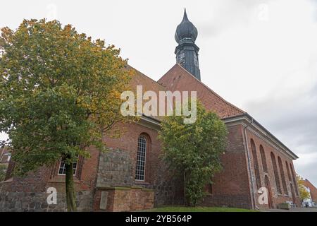 Église Saint-Barthélemy, Wesselburen, Schleswig-Holstein, Allemagne, Europe Banque D'Images