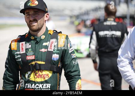 Austin Dillon (3), pilote NASCAR Cup Series, se prépare à se qualifier pour l'Autotrader EchoPark Automotive 400 au Texas Motor Speedway de Fort Worth Banque D'Images