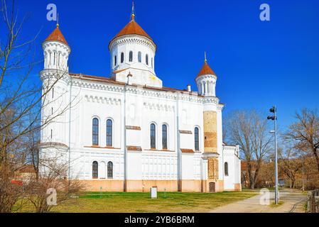 Prechistensky - Cathédrale Cathédrale Orthodoxe dans Vilnius. Situé dans la vieille ville dans la vallée sur la rive du Vilni. La Lituanie. Banque D'Images