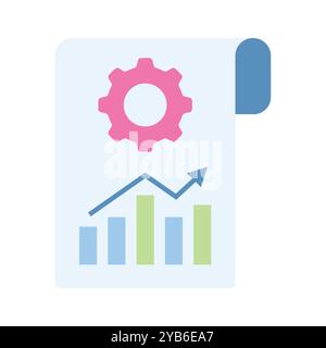 Vérifiez cette icône étonnante de l'analyse de données dans un style tendance, vecteur premium de l'analyse de données Illustration de Vecteur