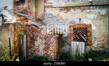 Villa privée à Village Lasowice en Pologne Banque D'Images