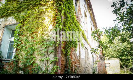 Villa privée à Village Lasowice en Pologne Banque D'Images