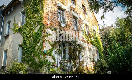 Villa privée à Village Lasowice en Pologne Banque D'Images