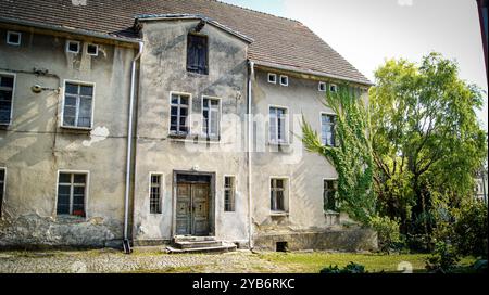 Villa privée à Village Lasowice en Pologne Banque D'Images