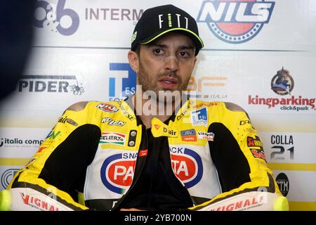 Misano Adriatico, Italie. 16 juin 2024. Foto Alessandro la Rocca/LaPresse16-06-2024, Misano World circuit Marco Simoncelli Sport-Motociclismo-WSBK FIM Superbike World Championship-Pirelli Emilia Romagna Round 14-16-juin 2024 Gara 2 nella foto : Andrea Iannone -Ducati photo Alessandro la Rocca/ Credit : LaPresse/Alamy Live News Banque D'Images