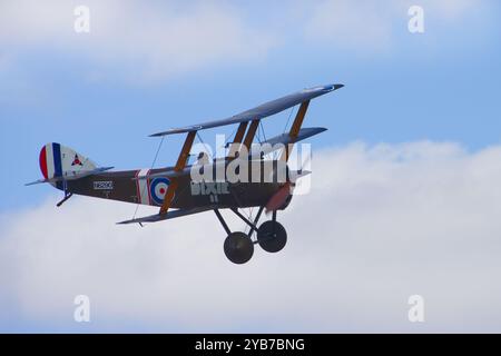 Sopwith triplan en vol Banque D'Images