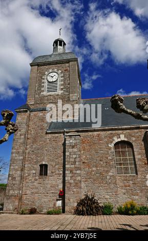 Piriac-sur-mer , Eglise Saint-Pierre-es-liens, Loire-Atlantique, pays de Loire, France, Europe Banque D'Images