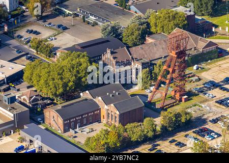 Luftbild, ehemalige Zeche Bonifacius mit Fördertrum, Kray, Essen, Ruhrgebiet, Rhénanie-du-Nord-Westphalie, Deutschland ACHTUNGxMINDESTHONORARx60xEURO *** vue aérienne, ancienne mine de charbon Bonifacius avec tour de bobinage, Kray, Essen, région de la Ruhr, Rhénanie du Nord-Westphalie, Allemagne ATTENTIONxMINDESTHONORARx60xEURO Banque D'Images